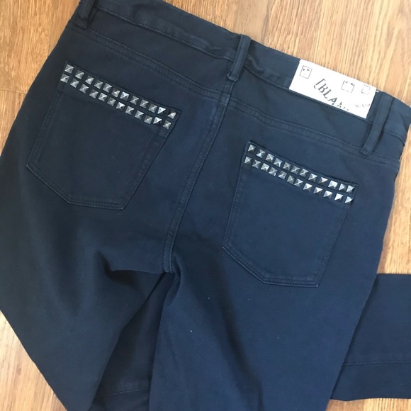 Blank NYC Studded Ankle Zip Pants - Picture 4 of 6